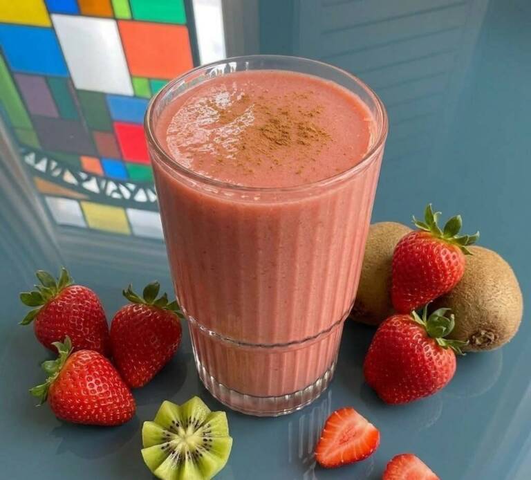 Batido de Fresa y Kiwi