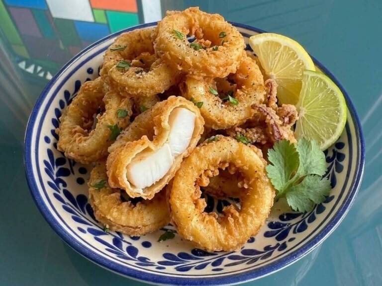 Calamares a la Romana crujientes