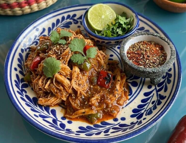 Pollo estilo mexicano con especias