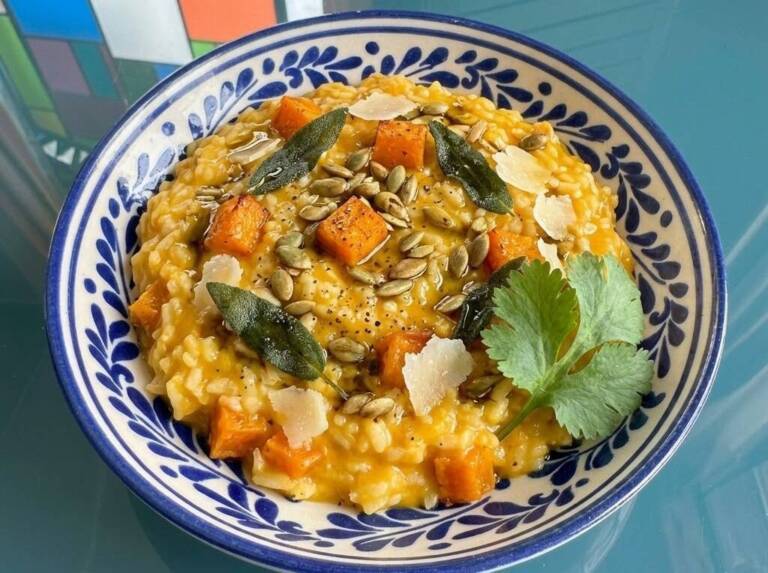 Risotto de calabaza en Thermomix