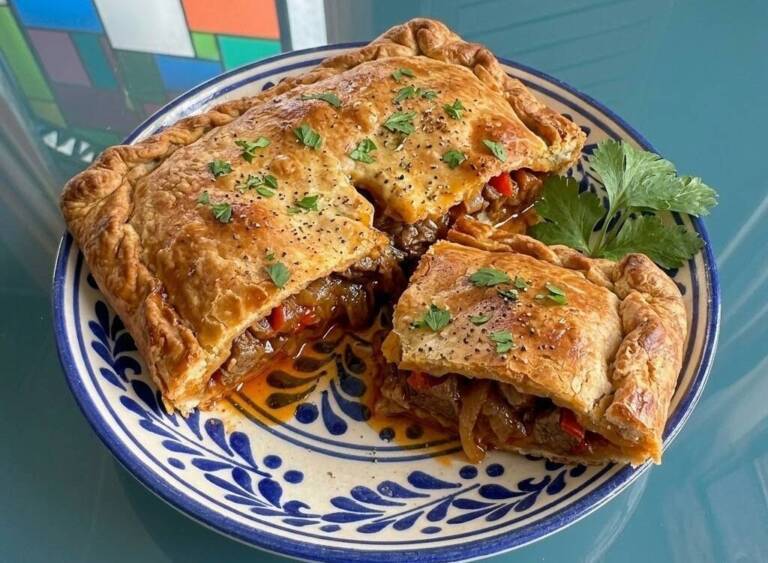Empanada de Carne gallega jugosa y crujiente