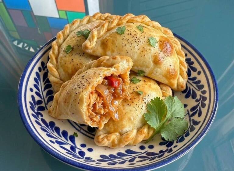 Empanadas de Pollo jugosas al horno