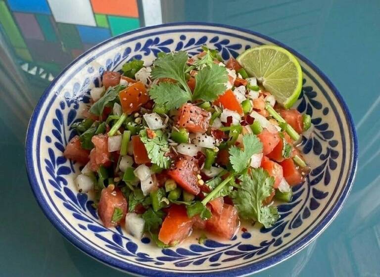 Pico de Gallo auténtico, fresco y crujiente